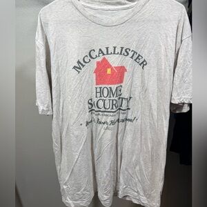 McCallister Home Security Gray Short Sleeve Tee
